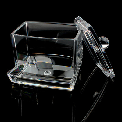 

〖Follure〗Q-tip Swab Acrylic Cotton Organizer Box Cosmetic Stick Holder Storage