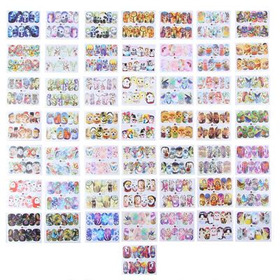 

50pcs Nail Stickers Beauty Mix Design Water Transfer Manicure Decal Decor