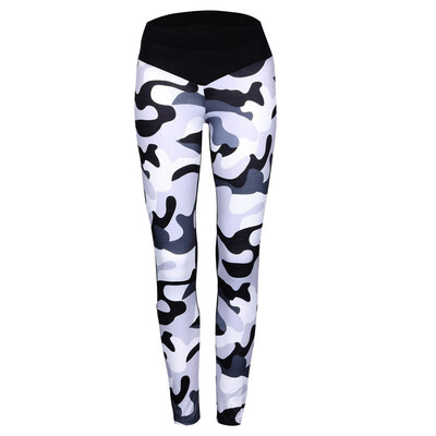 

Tailored Women Sports Gym Yoga Workout Mid Waist Running Pants Fitness Elastic Leggings
