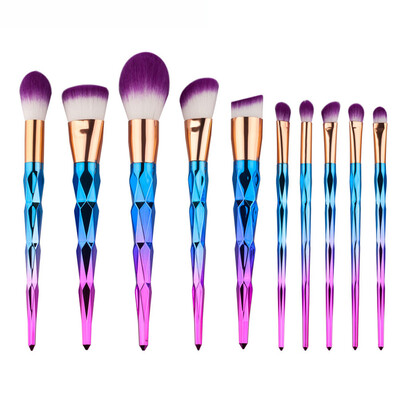 

〖Follure〗10PCS Make Up Foundation Eyebrow Eyeliner Blush Cosmetic Concealer Brushes