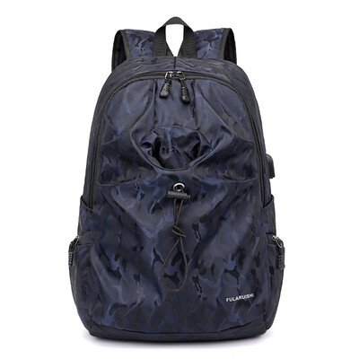 

Tailored Men Students Camouflage Large capacity Backpacks With USB Jack Travel Bags