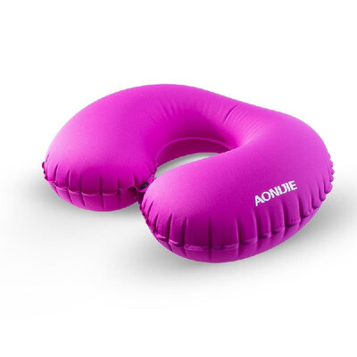 

AONIJIE U-shaped Neck Pillow Inflating Airplane Inflatable Pillow for Camping Traveling Office Home Sleeping Napping