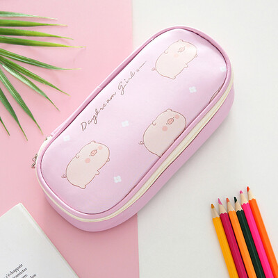 

Cute Animal Pencil Pouch Cartoon Big Capacity Pencil Pen Case Waterproof Make Up Pouch for Women Girls