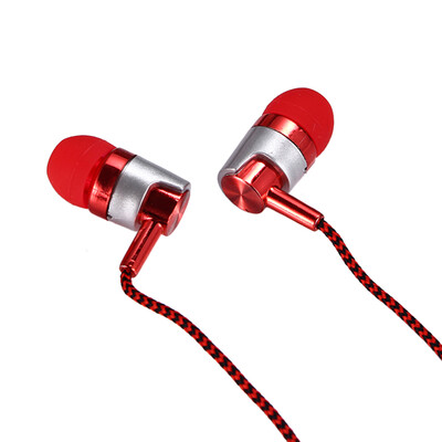 

35mm Wired Headphone In-Ear Headset Stereo Music Smart Phone Earphone Earpiece In-line Control Hands-free with Microphone Purple