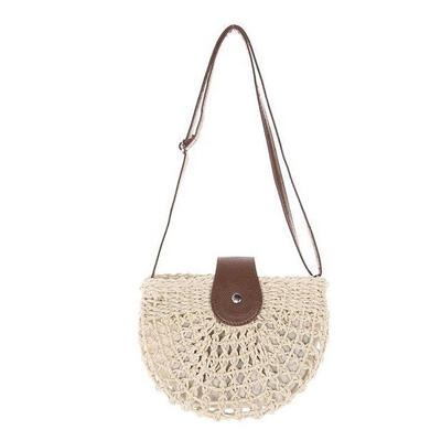 

Beach Woven Shoulder Crossbody Handbags Women Knitted Casual Messenger Bags