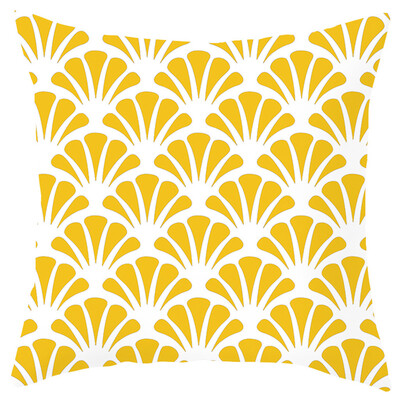 

〖Follure〗Pineapple Leaf Yellow Pillow Case Sofa Car Waist Throw Cushion Cover Home Decor