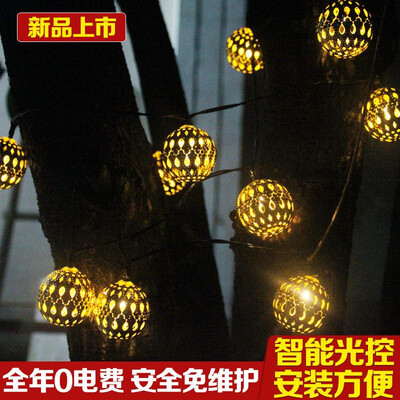 

Solar Snowflake String Light LED Outdoor Decorative Light Outdoor Garden Light Waterproof Grape Stand Christmas Chandelier