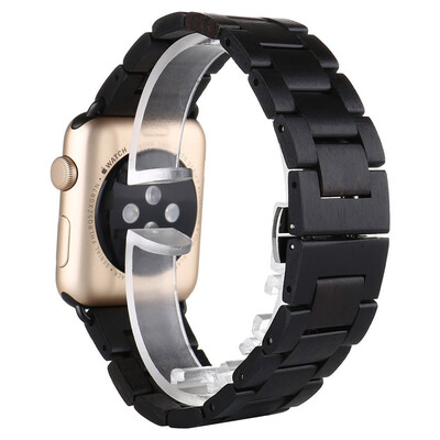 

Gobestart Natural Wood Wrist Watch Band Strap Belt Watch For Apple Watch Series 2 1 42mm