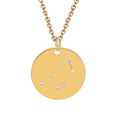 

Necklace Women Sweet Simple Jewelry Cartoon Twelve constellations Tag Pendants Clavicle Delicate Cute Necklace collares