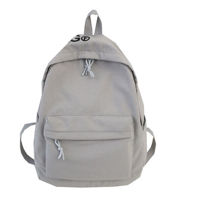 

Ins schoolbag female Korean version of high school students Chao brand campus simple nylon cloth fashion backpack double shoulder