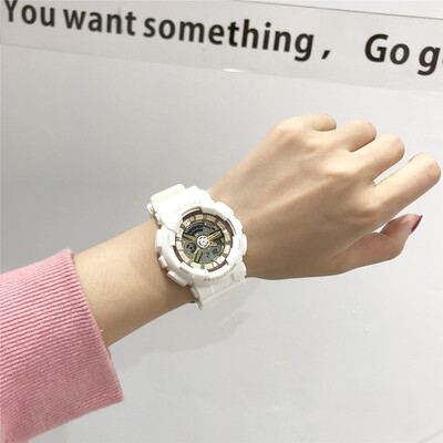 

Ins stereoscopic scale jelly electronic watch Korean version candy color middle school students Korean version simple ulzzang