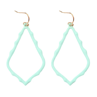 

Women Fashion Irregular Hollow Teardrop Shape Dangle Hook Earrings Jewelry Gift