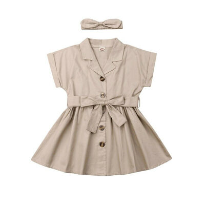 

Kid Girl Party Mini Dress Wedding Birthday Bridesmaid Princess Summer Dresses