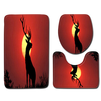 

〖Follure〗3pcs Non-Slip Bath Mat Bathroom Kitchen Carpet Doormats Decor