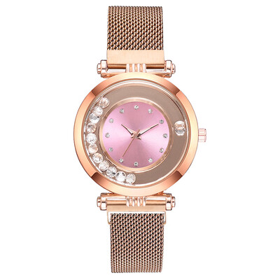 

Korean version of the trend of personalized diamond ladies watch ball rhinestone dial watch fashion new watch