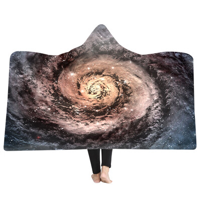

Toponeto Cartoon 3D Plush Hooded Warm Blanket Dressing Blankets Hooded Blanket