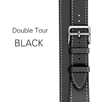 

Kebitt genuine leather men women double tour band For apple watch series 5 4 3 2 1 iwatch strap 38 40MM 42 44mm