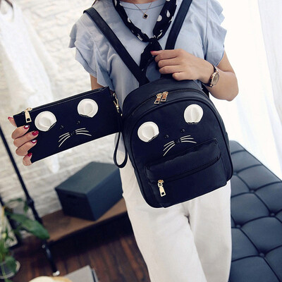 

Tailored Fashion Girls Backpack Leisure School Bag Travel Pack Backpacks Card Bag