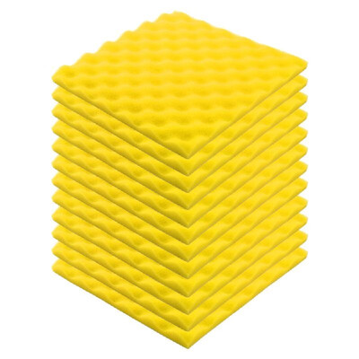 

Recording Studio Soundproof Wedge Foam Video Room Sound Noise Insulation Sponge Wall Deadening