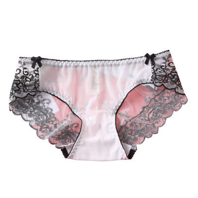

Toponeto Women Pantie Sexy Lace knicker High Elastic Embroidery Yarn Underpants Underwear