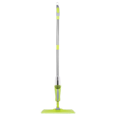 

Household Fashionable Stainless Steel Pole Floor Mop Quick Sweep Cleaning Tool Detachable Microfiber Pad Spray Mops with 380ml Wat