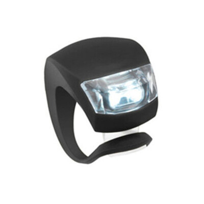 

1X Silicone Bike Bicycle Cycling Head Front Rear Wheel LED Flash Light Lamp New