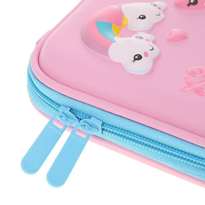 

Cute Cartoon Girls Boys Pencil Bag Large Capacity Pencilcase Light Pink