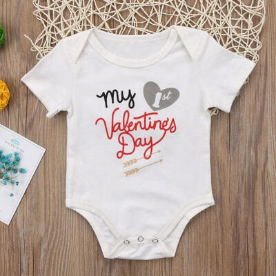 

Valentine Newborn Baby Boy Girl Bodysuit Romper Jumpsuit Infant Clothes One-Piece Outfit