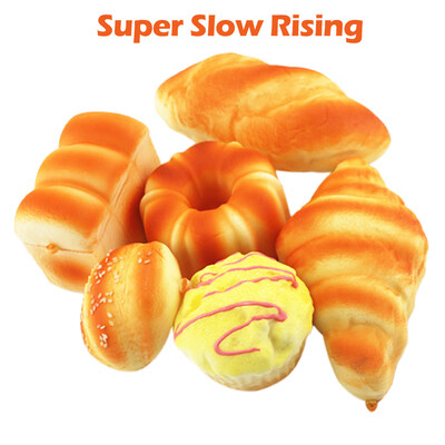 

Gotoamei 6pcs Simulated Bread Set Scented Slow Rising Kids Gift Fun Stress Relief Toy