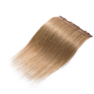 

100 Remy Human 34 Full Head 1 Piece 5 Clips Clip in Remy Human Hair Extensions Silky Straight
