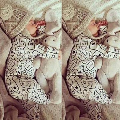 

Newborn Baby Boys Girls Kids Clothes Romper Bodysuit Jumpsuit Outfits Sets