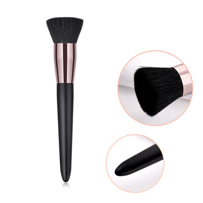 

〖Follure〗1Pcs Wooden Foundation Cosmetic Eyebrow Eyeshadow Flat Top Brush Makeup Beauty