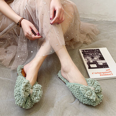 

Mao Mao Slippers Women Wear Mueller Shoes for FallWinter