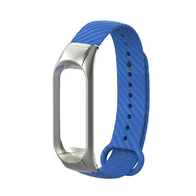 

Replacement Wrist Strap for Xiao-Mi Band 34 Universal Carbon Fiber Wrist Straps Purple