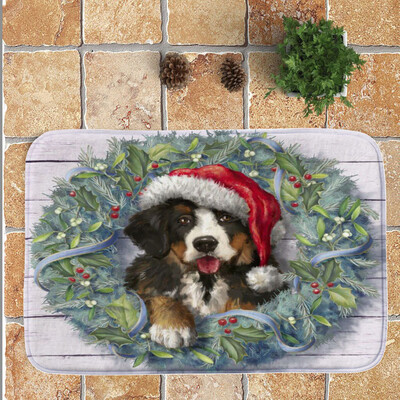 

〖Follure〗Merry Christmas Welcome Doormats Indoor Home Carpets Decor 40x60CM