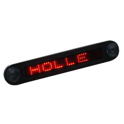 

12V Car Mini Super Slim LED Programmable Message Sign Scrolling Display Board with Remote