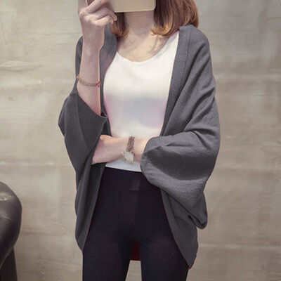 

Ladies Casual Long Sleeve Tops Cardigan Coat Loose Sweater Autumn Winter Jacket