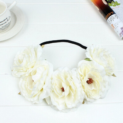 

〖Follure〗Fashion Women Wedding Flower Hair Garland Crown Headband Floral Wreath Hairband