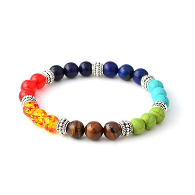

Healing Beads Lovers Casual Balance Beads Bracelet Bracelet Jewelry 7 Chic Natural Stone Bracelet