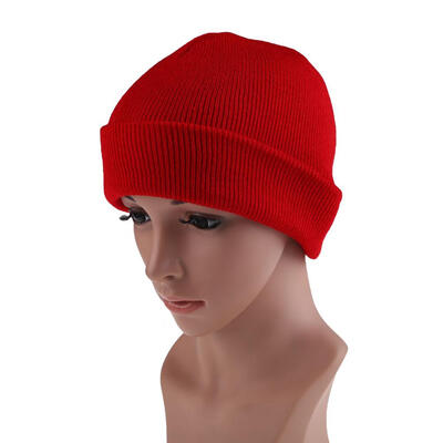 

Mens Women Beanie Knit Ski Cap Hip-Hop Color Winter Warm Unisex Wool Hat