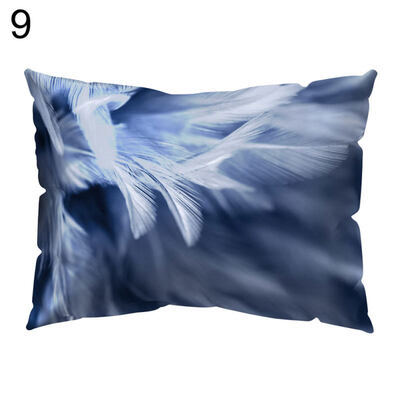 

Multicolor Feather Suqare Throw Pillow Case Cushion Cover Sofa Bedding Articles