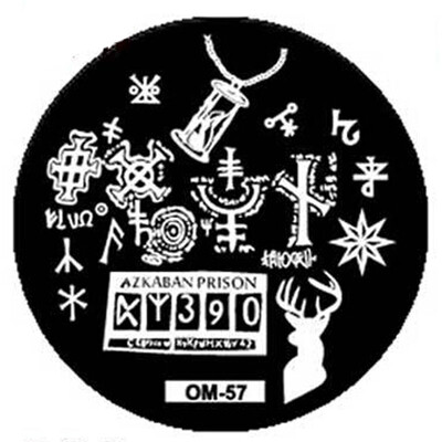 

Toponeto Pattern DIY Nail Art Image Stamp Stamping Plates Manicure Template OM57