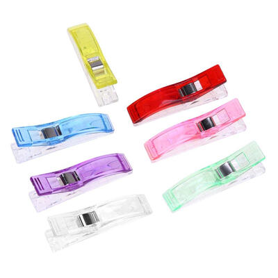 

50pcsset Multi-color Plastic Clips for Patchwork Sewing DIY Craft Quilting