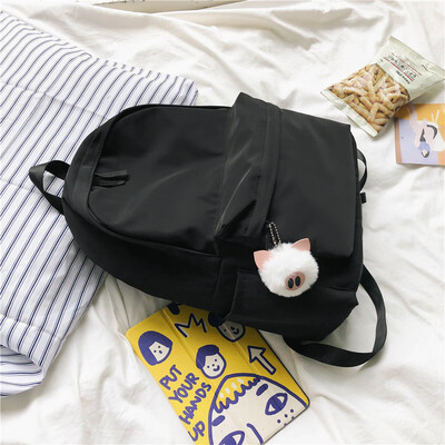 

Schoolbag female Korean version of the original ulzzang high school students ins wind backpack ancient feeling of two shoulder bag