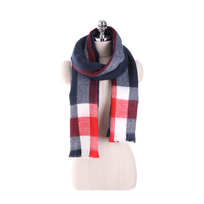 

Plaid scarf like cashmere with thick warm scarf