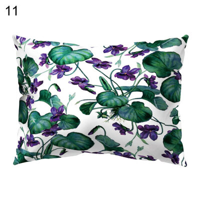 

Multicolor Eucalyptus Leaf Cactus Peony Pillow Case Cushion Cover Home Decor