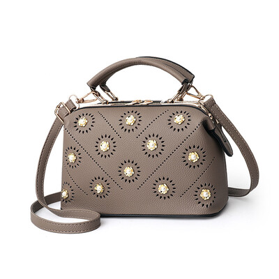 

Female bag 2019 new bag hollow female Korean fashion casual handbags Messenger shoulder bag