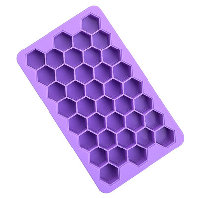 

Toponeto Pudding Cake Chocolate Ice Tray Mold Mould Silicone Honeycomb Shape Jelly