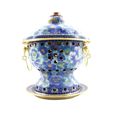 

WANG KE MAN cloisonne copper hot pot alcohol stove 5193