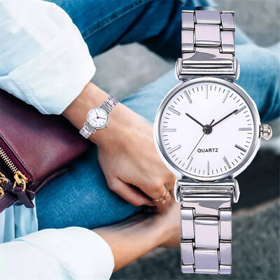 

RM Women Alloy Steel Belt Casual Watch Geneva Simple Steel Belt Watch
